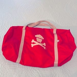 Johnny Cupcakes New Red Zipped Duffel Bag